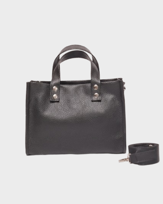 Cartera de mano Mini City Bag Efecto Cuero Graneado con correa al hombro